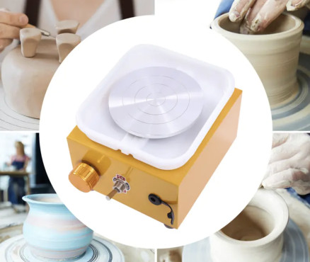 Μικρό, ηλεκτρικό τροχό κεραμικής